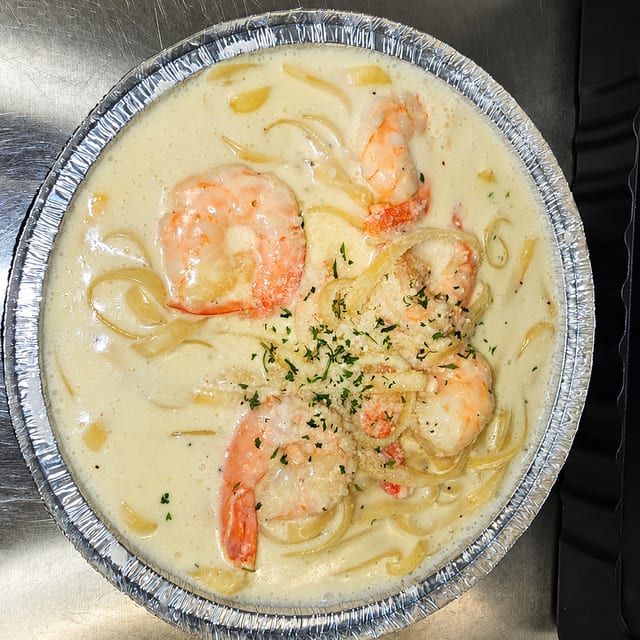 Shrimp Alfredo.
