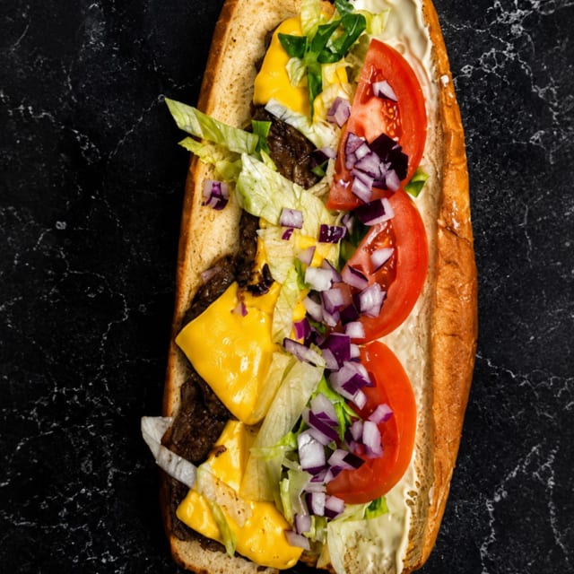 8" Hamburger.