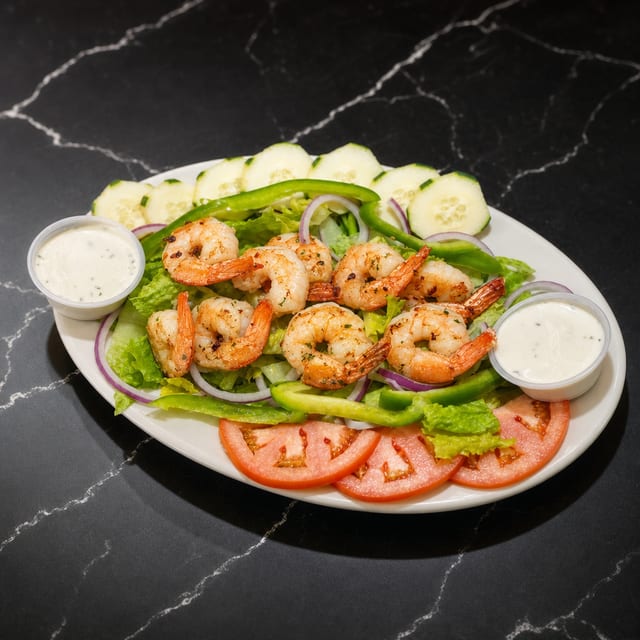 Grilled Shrimp Salad.